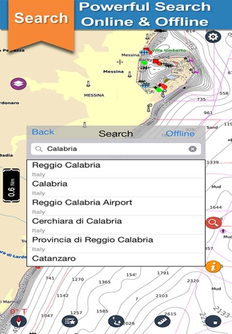 Marine Calabria Nautical Chart screenshot 3