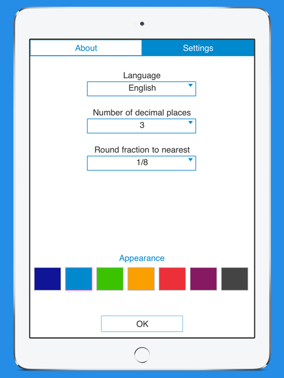 Inches, Feet, Yards and Miles Converter iPad screenshot 5 - Productivity app