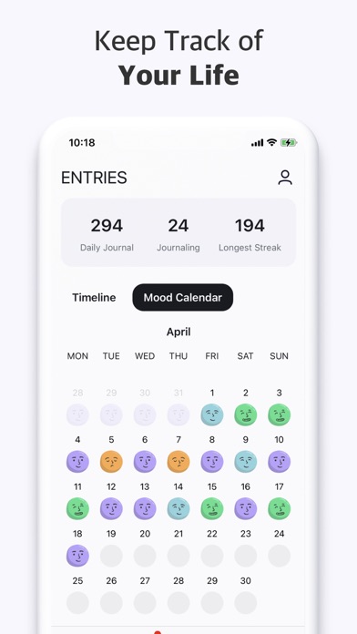 Daily Journal: CBT Self Care Screenshot