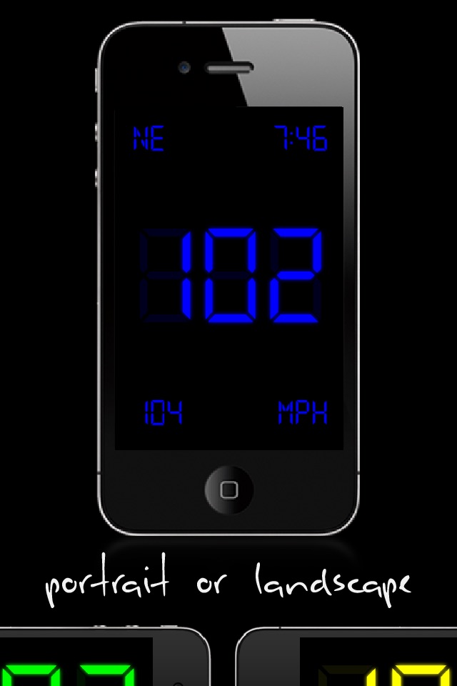 SpeedGlow Speedometer - Gesture Controlled Speedo screenshot 3