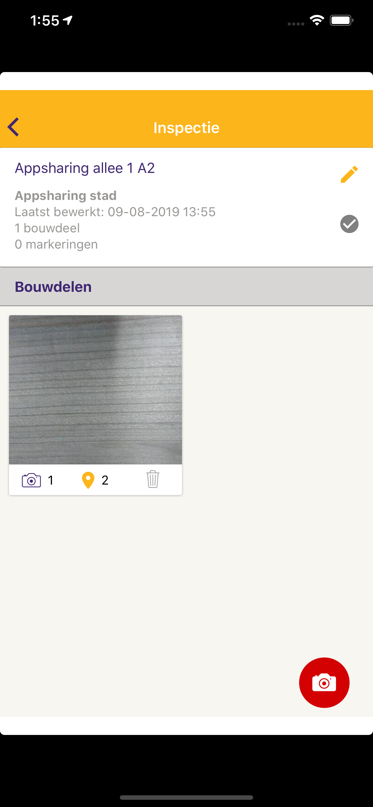 Inspectieapp Renovatieplanner