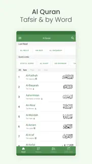 al quran (tafsir & by word) iphone screenshot 1