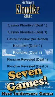 eric's klondike solitaire pack iphone screenshot 3