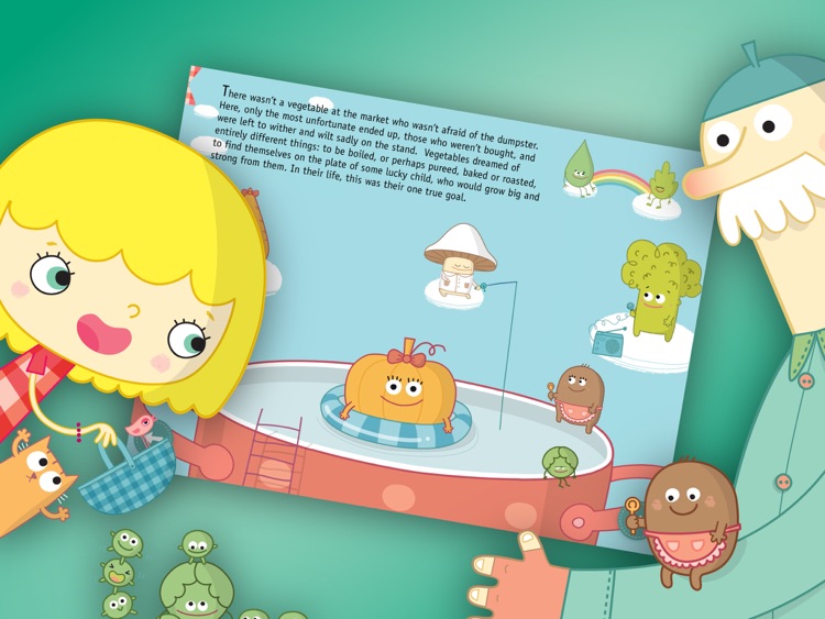 Terri at the Market - Interactive book for Kids