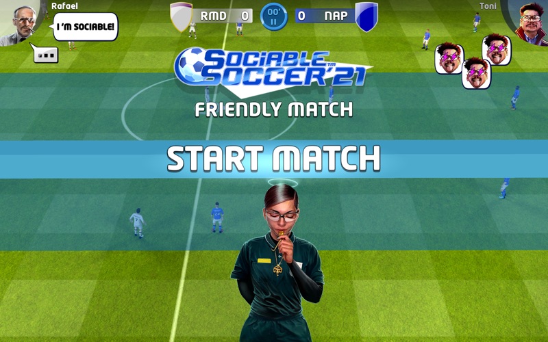 sociable soccer '21 iphone screenshot 1