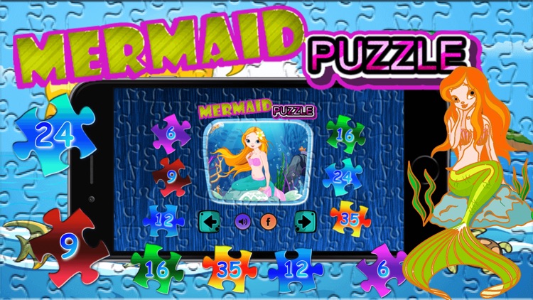 Mermaid Jigsaw Collection Learning For Kids
