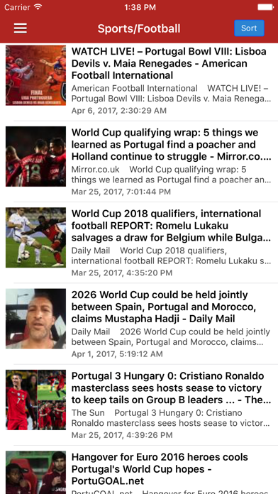 Portugal News English Today & Portuguese Radio Screenshot