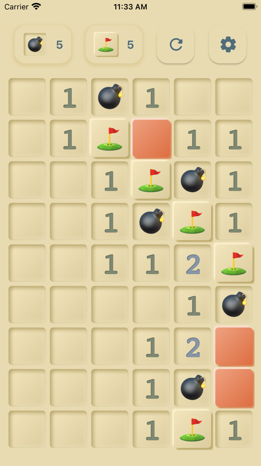 #4. Minesweeper Z: Minesweeper App (iOS) Podle: APPS BAY LIMITED