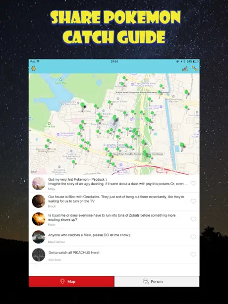 精灵捕捉地图 for 精灵宝可梦GO
