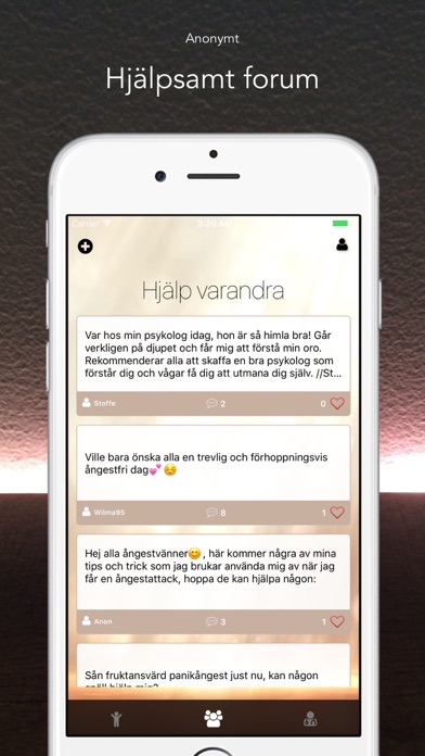 Screenshot #3 pour Ångestappen - ångesthantering i appformat