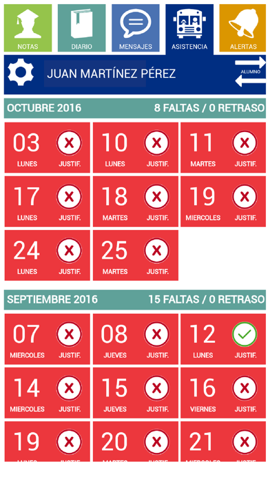 Pupilpro Padres Screenshot