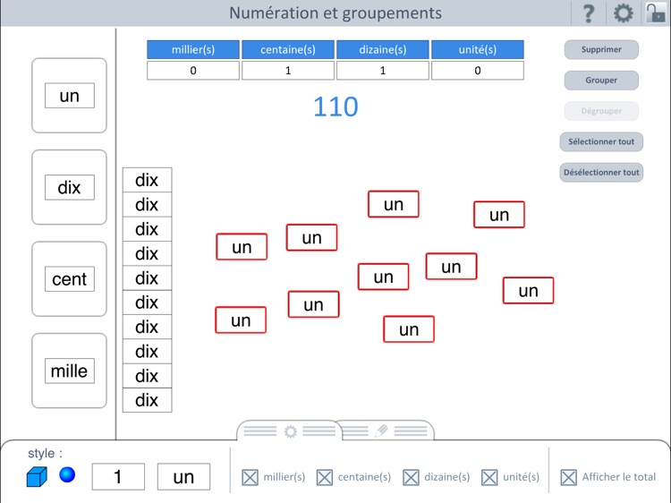 Numération et groupement screenshot-3