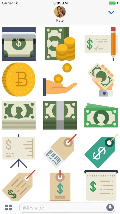 Money Stickers - Dream See Achieve Big Dollar screenshot-1