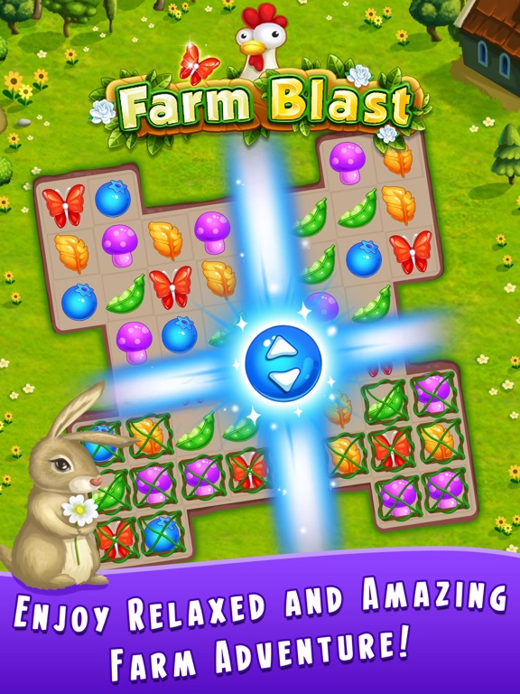 Скачать игру Farm Blast -Switch 3 garden fruit to match