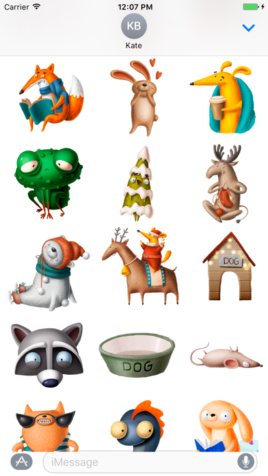 Funny Cute Animals - Emojis Screenshot