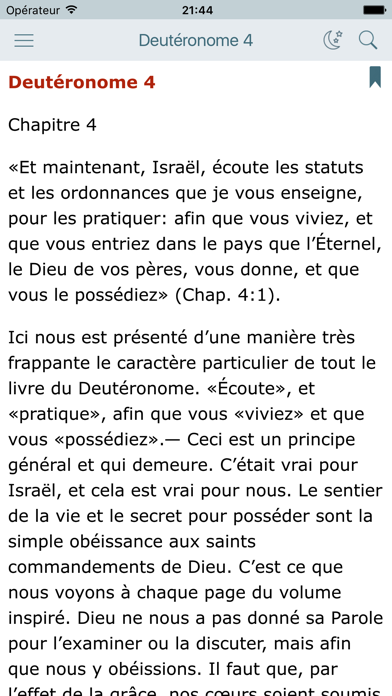 Screenshot #1 pour La Bible Commentaires (Bible Commentary in French)