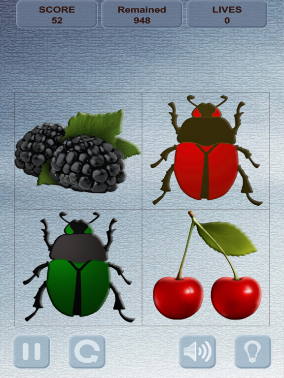 Berries and Bugs iPad screenshot