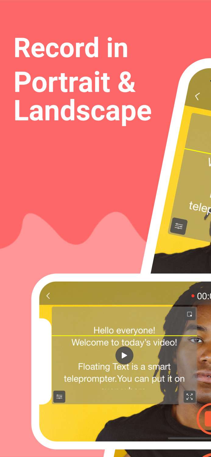 Teleprompter - Floating Text