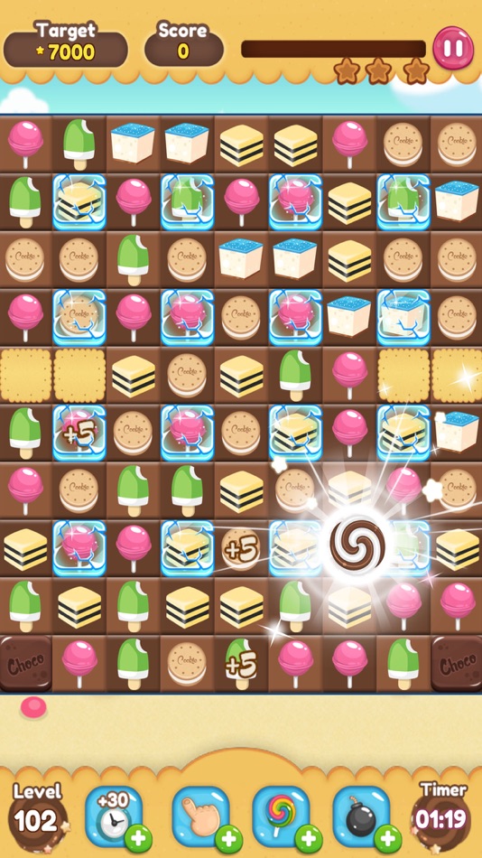 #3. SweetPang - 3Match (iOS) 由: wonjun choi