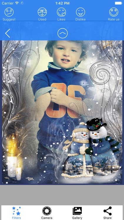 Winters Photo Frames & Snowfall Picture Effects