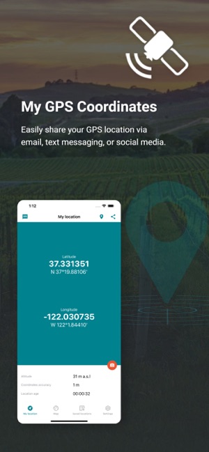 My GPS Coordinates ° on the App Store