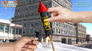 VR Bang Fireworks 3D Christmas screenshot #2 for iPhone