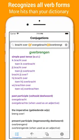 Game screenshot Dutch Verb Conjugations apk