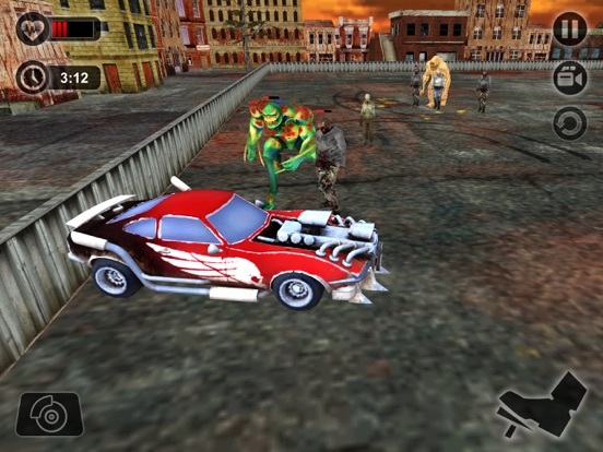 Zombie Smash Car Derby - Zombies Tsunami Killer 3D iPad screenshot