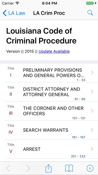 Louisiana Code of Criminal Procedure (LawStack)のおすすめ画像1