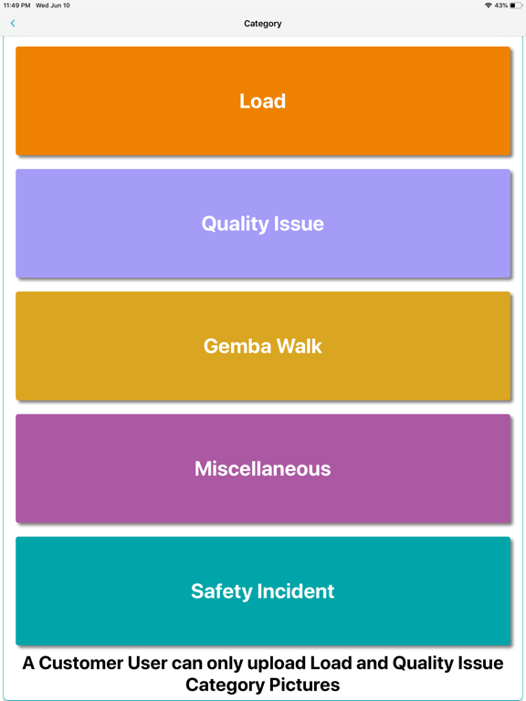 LoadProof MultiLoad iPad screenshot 4 - Productivity app