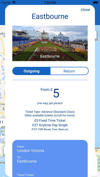 TrainFinder - Find Tickets Screenshot