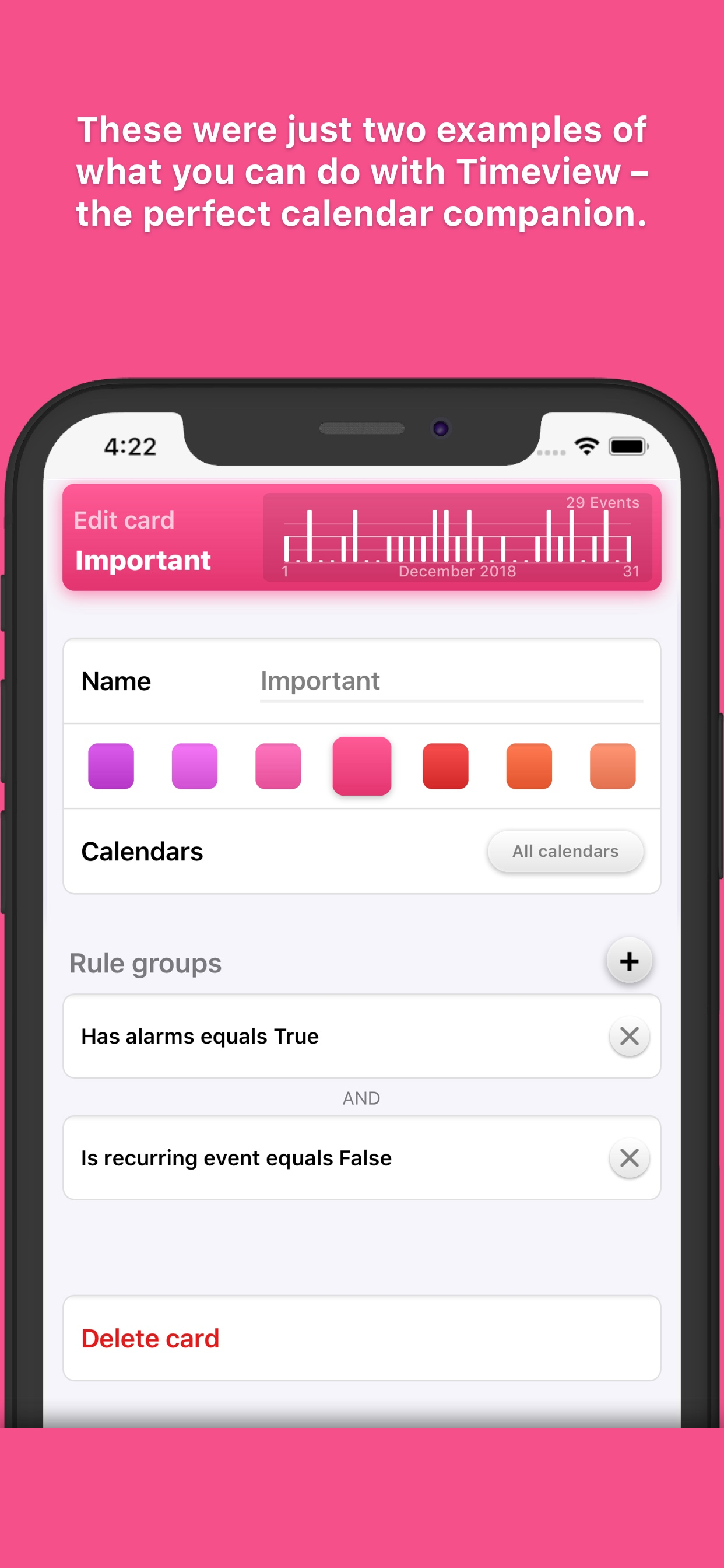 Timeview - Calendar Statistics screenshot 3