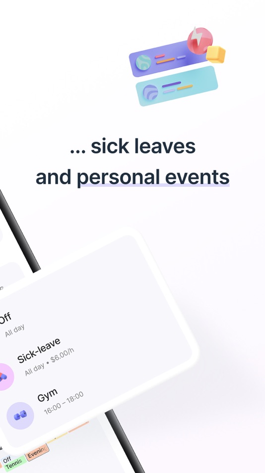 #2. Shift Work Calendar & Schedule (iOS) 由: 4TH FLOOR APPS SIA