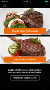Certified Piedmontese Beef screenshot