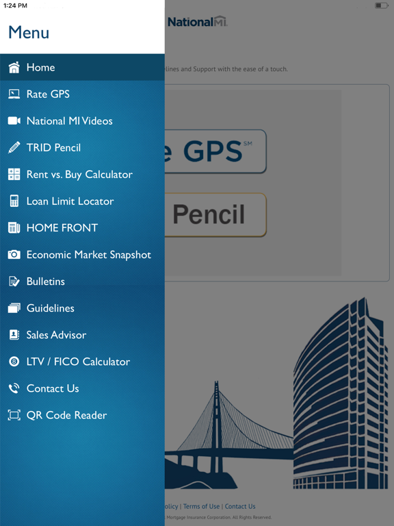 National MI iPad screenshot 2 - Finance app