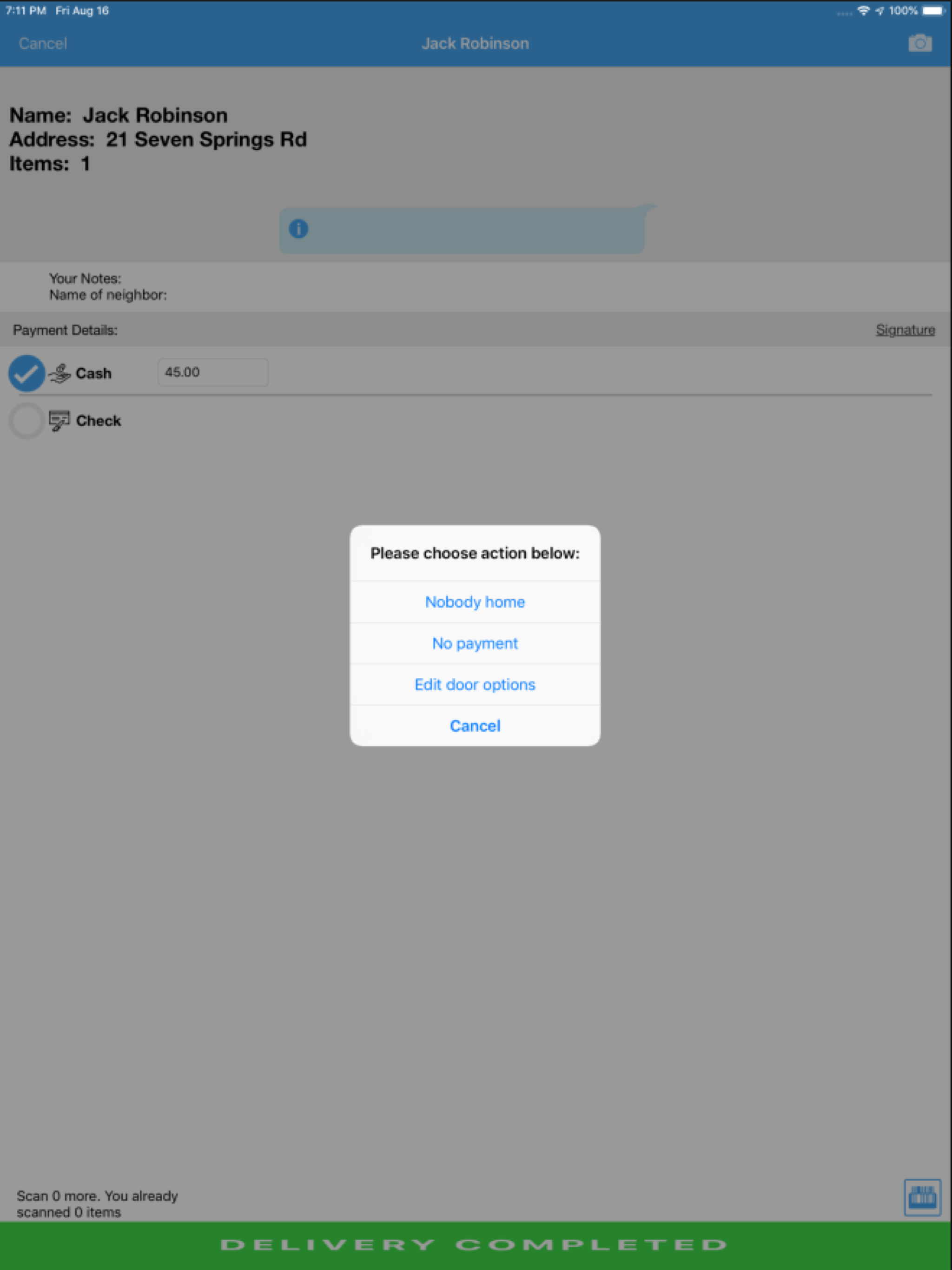 Order ETA screenshot 7