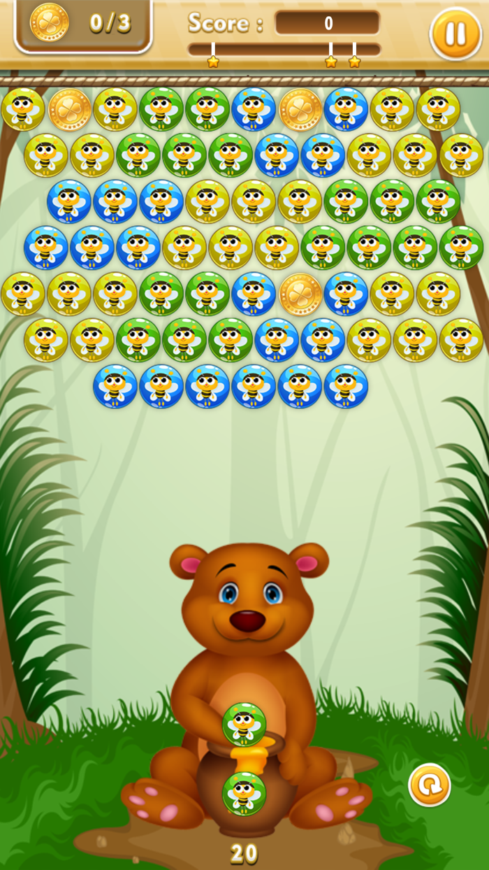 Honey Bears Farm - Bubble Shooter