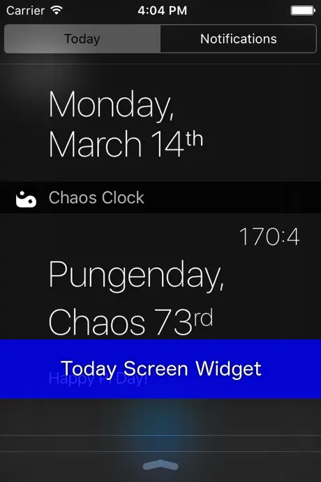 Chaos Clock