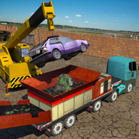 Monster Car Crusher Crane Garbage Truck Simulator