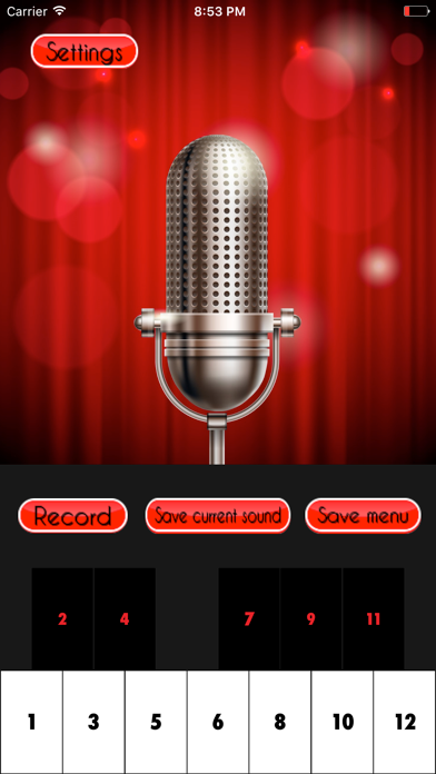 Screenshot #2 pour PitchMe - record and play yourself as a piano