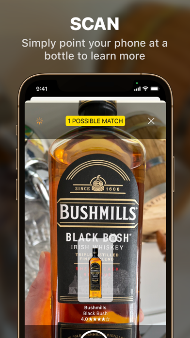 Irish Whiskey App Screenshot