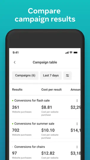 Meta Ads Manager iPhone Screenshot 3