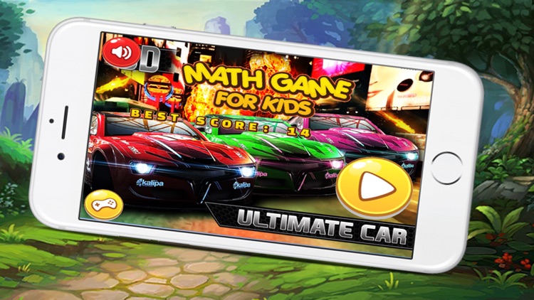 Math Game For Kids with magic racing