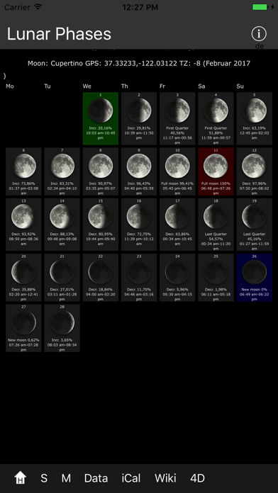 Screenshot #2 pour Lunar Phases