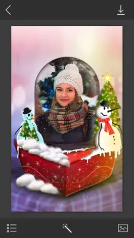 Game screenshot Christmas Tree Picture Frame - Foto Montage apk