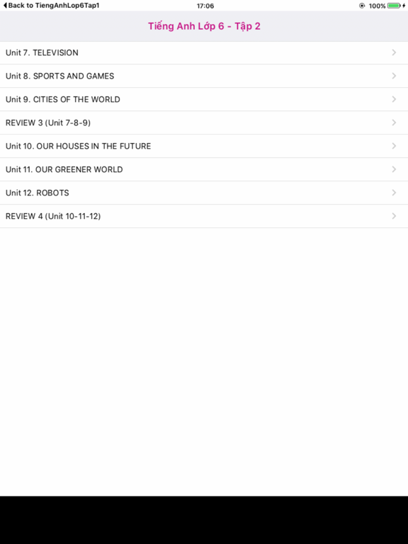Screenshot #5 pour Tieng Anh 6 - English 6 - Tap 2