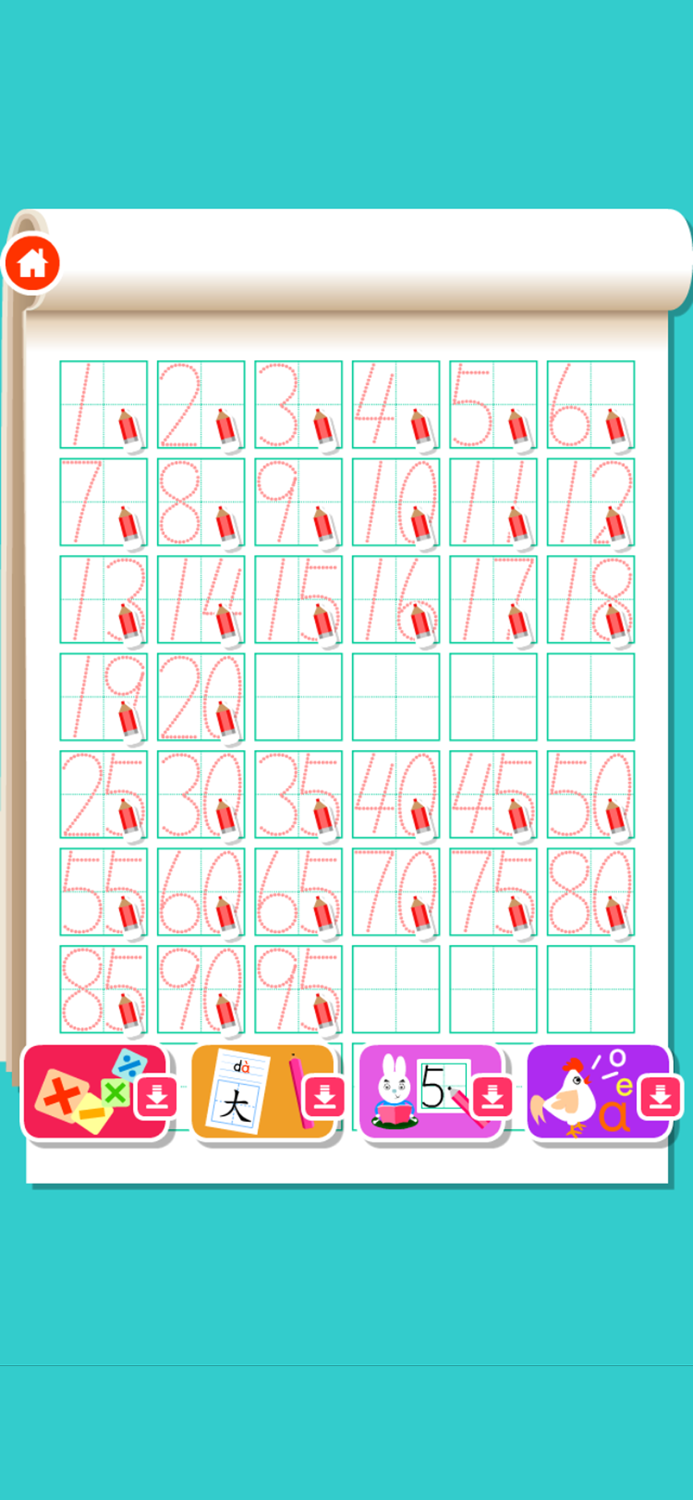 Write Numbers Learn Math