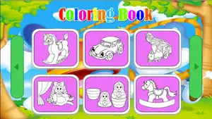 Dream dolls and toys coloring for kindergarten screenshot #2 for iPhone