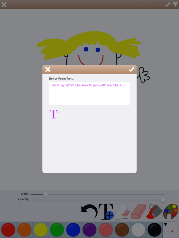 Tiny Human Book Creator iPad screenshot