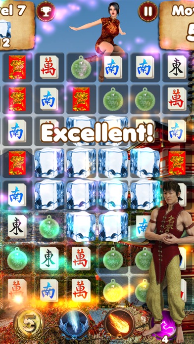 Chinese New Year - mahjong tile majong games free iPhone screenshot 5 - Games app